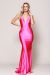 Main image of Fitted Silhouette Spaghetti Prom Gown